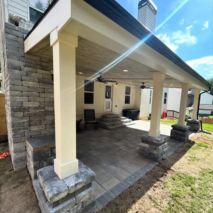 Fire Pit & Seating Area
