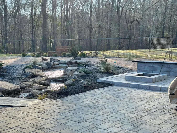 Stone Hardscaping Project